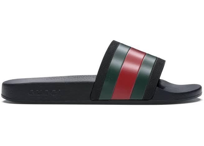 Gucci Rubber Slide Red Green